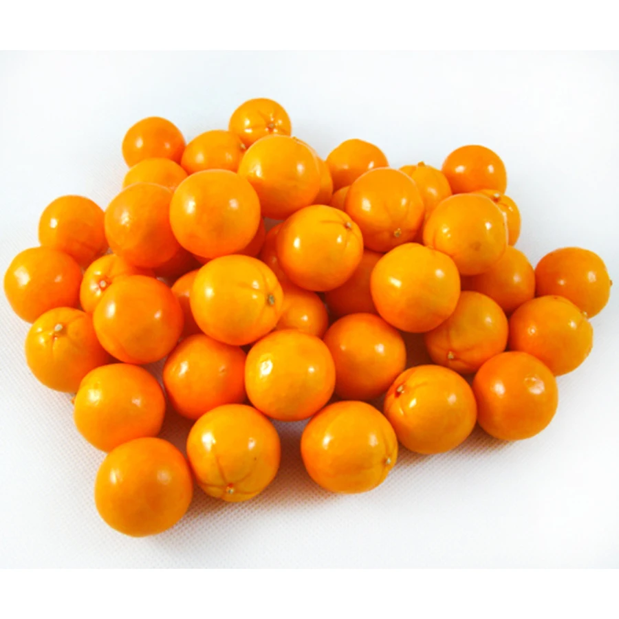 100 шт Поддельные мини оранжевый яблоко лимон персик искусственные фрукты