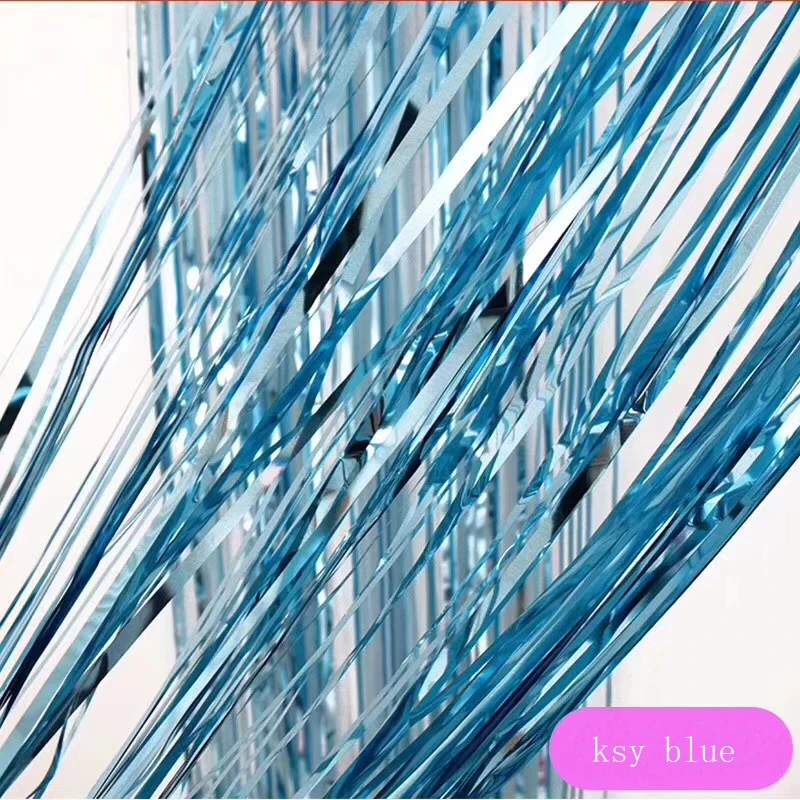 Розовое золото и Золотой дождь занавес 2 м Шелковый фон Стена День Рождения