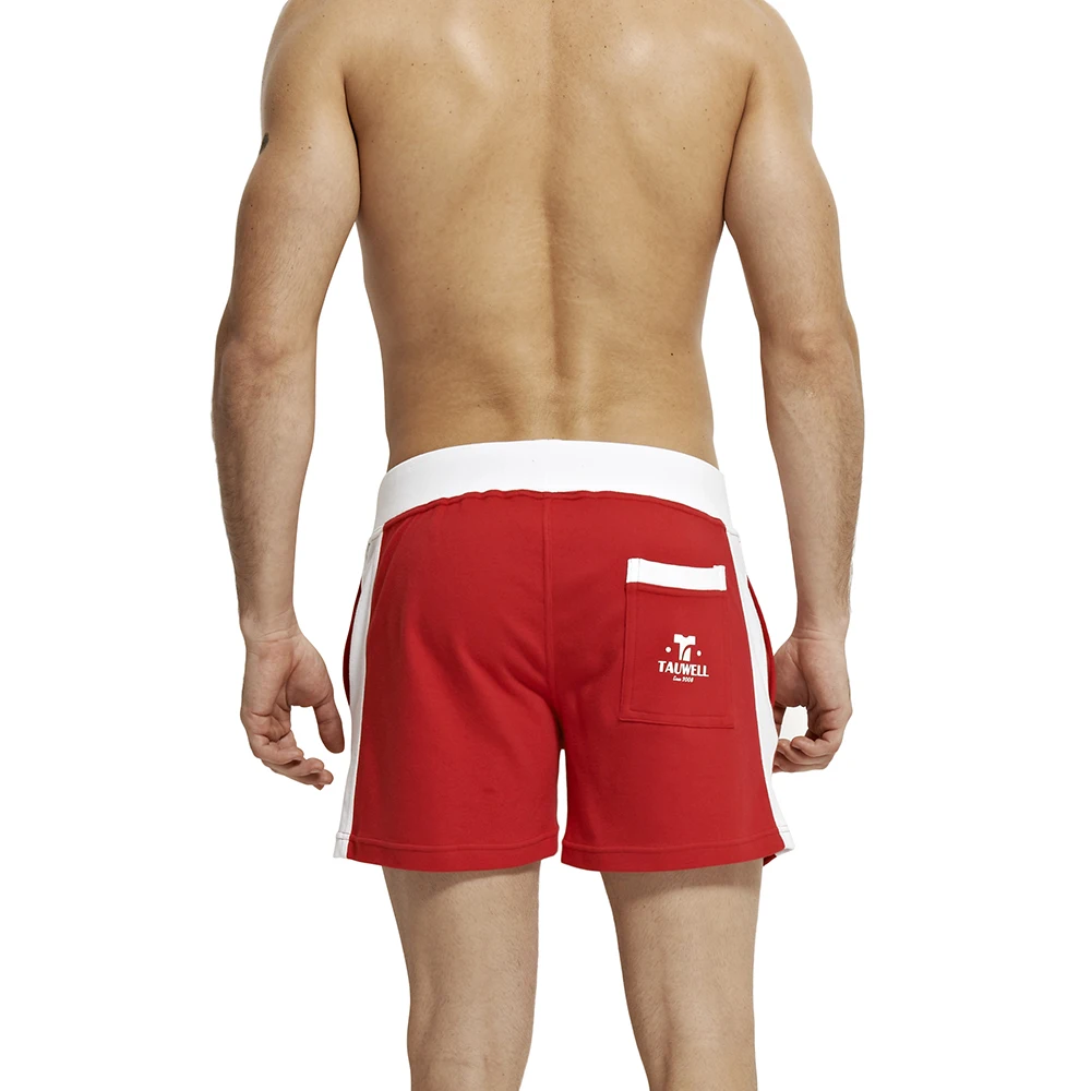 Мужские Короткие хлопковые трусы TAUWELL повседневные летние пляжные шорты
