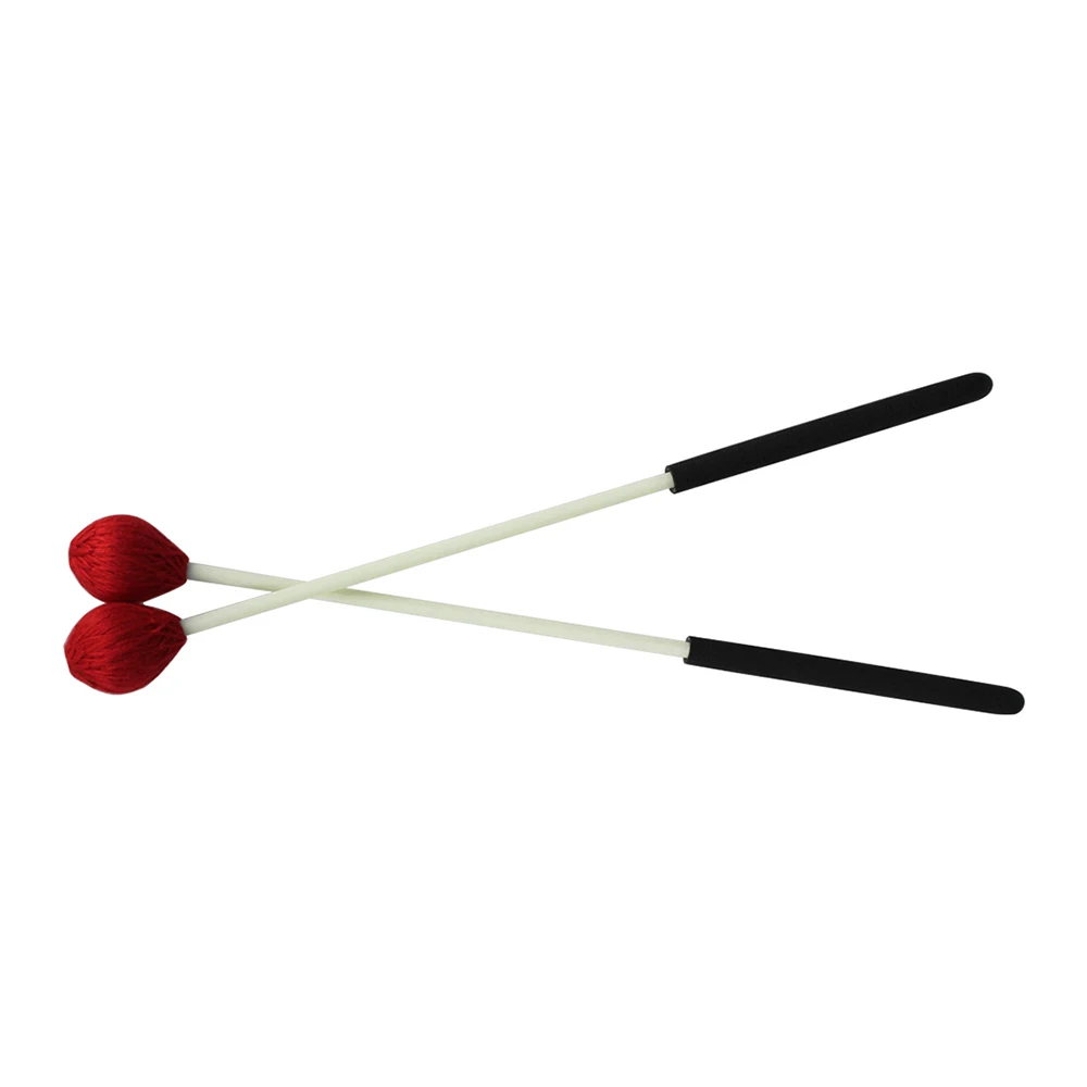 1 пара Первичная маримба палка Mallets ксилофон Glockensplel Mallet с ручкой из стекловолокна для любительского ударного инструмента часть