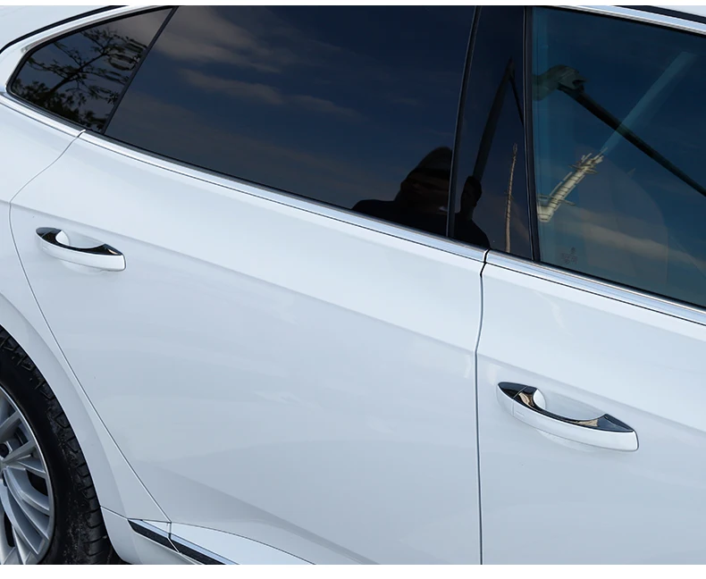 Lsrtw2017 титановая черная ручка двери автомобиля из нержавеющей стали украшение для volkswagen arteon