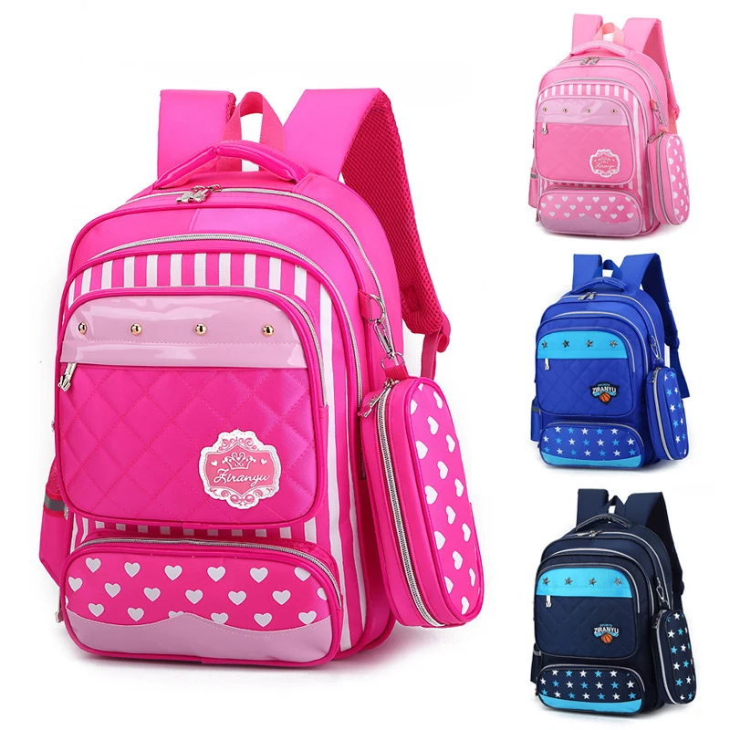 

2019 Star Printing Princess School Bags For Teenagers Girls Boys Backpacks Kids Orthopedics Schoolbags Backpack mochila escolar