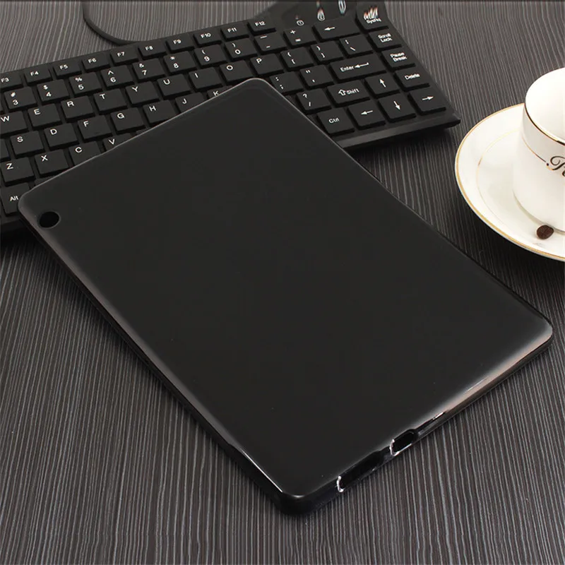 Чехол для планшета huawei Mediapad T5 10 AGS2-W09/L09/L03/W19 10," силиконовый мягкий ТПУ чехол для huawei MediaPad T3 8,0/T3 10 дюймов - Цвет: T3 8.0 Black