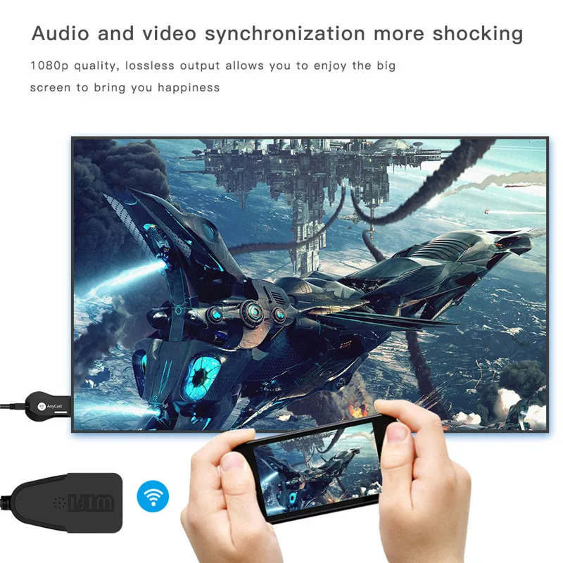 Robotsky 1080 P беспроводной wifi-ключ приемник HDTV HDMI адаптер телефон зеркалирование сплиттер кабель для iPhone samsung планшет