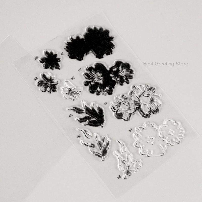 

Clear Stamps flower scrapbooking stamps layering scrapbook stamps card making supplies
