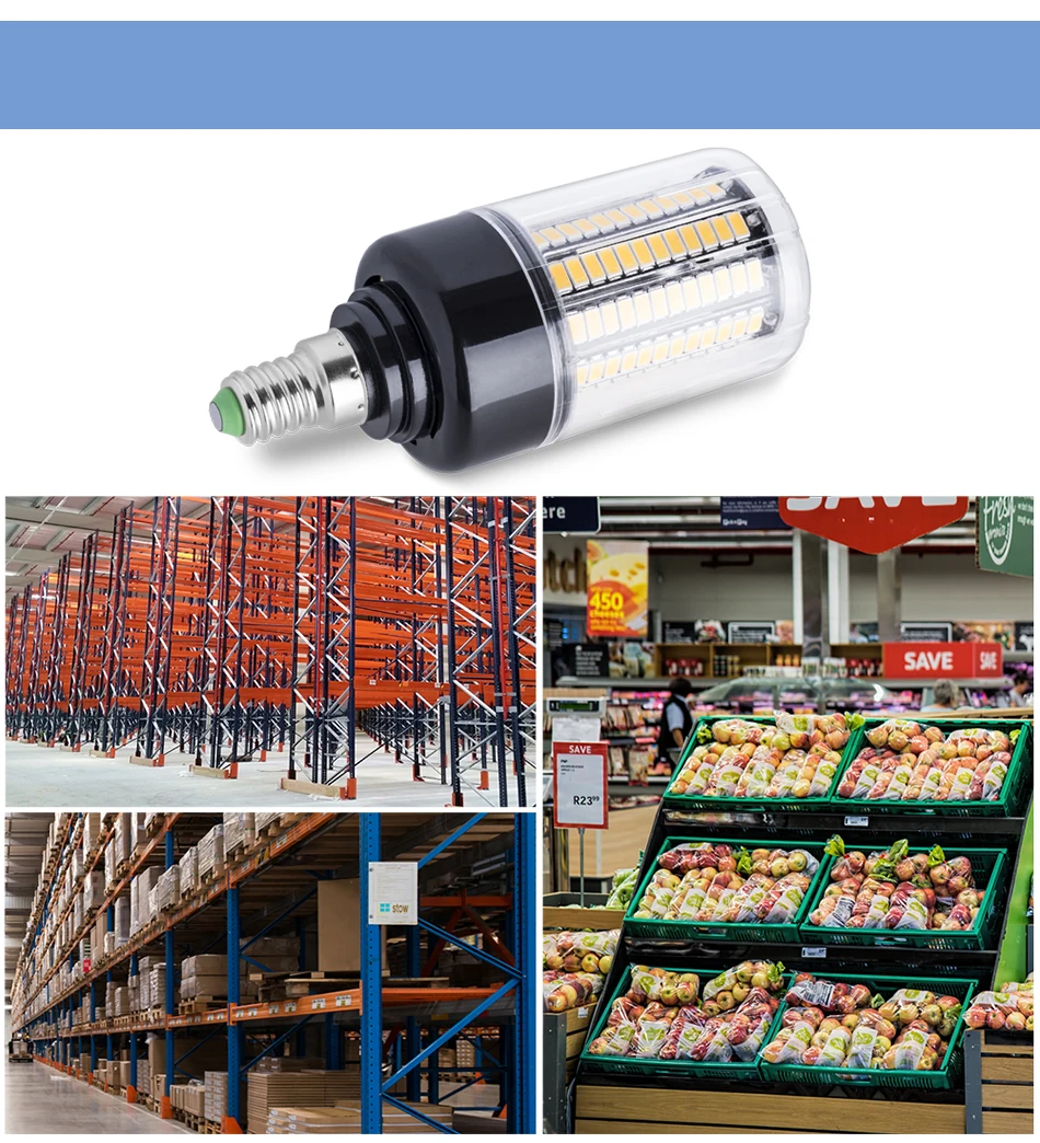 Светодиодная лампа E27 SMD 5736 E14, светодиодная лампа 220 В, светодиодный светильник 110 В, лампочки для дома, кухни, лампы 3,5 Вт, 5 Вт, 7 Вт, 9 Вт, 12 Вт, 15 Вт, 20 Вт, умная IC лампа