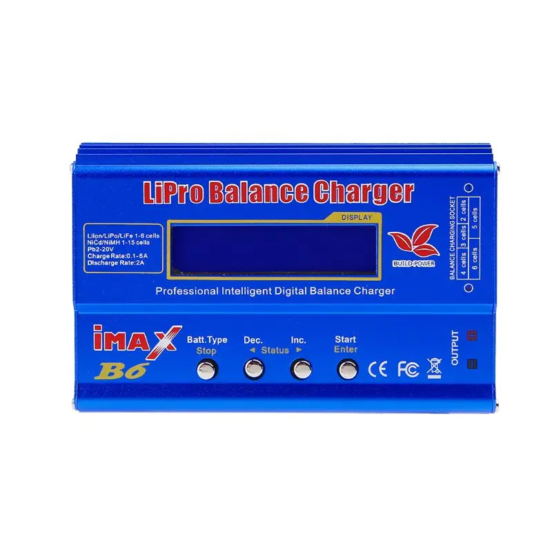 EU вилка для Imax B6 Lipo Nimh Nicd RC Battery Balance Charger Dis charger + AC Adapter | Электроника