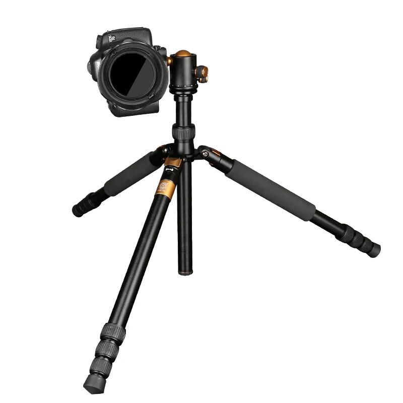 QZSD-Q1088 Professional DSLR Camera stand Aluminum Alloy Tripod 15kg Load with Ball Head Monopod Tripe Para Accessories |