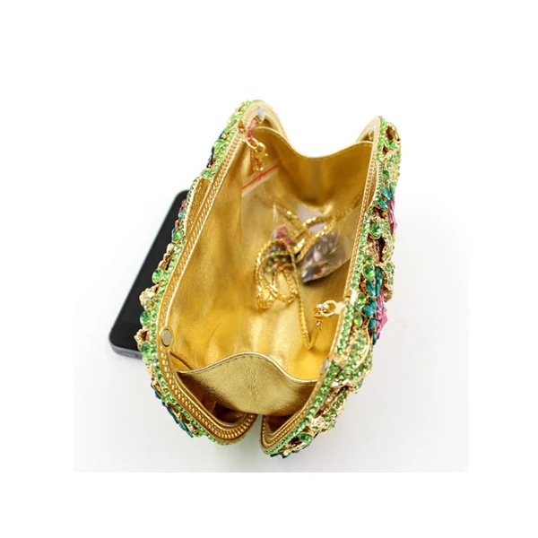 Женская новая модная Роскошная вечерняя сумочка для выпускного вечера зеленые