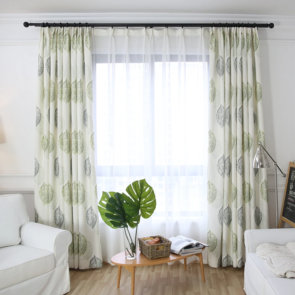 Dsinterior современный дизайн из хлопка и льна штора для окна гостиной или