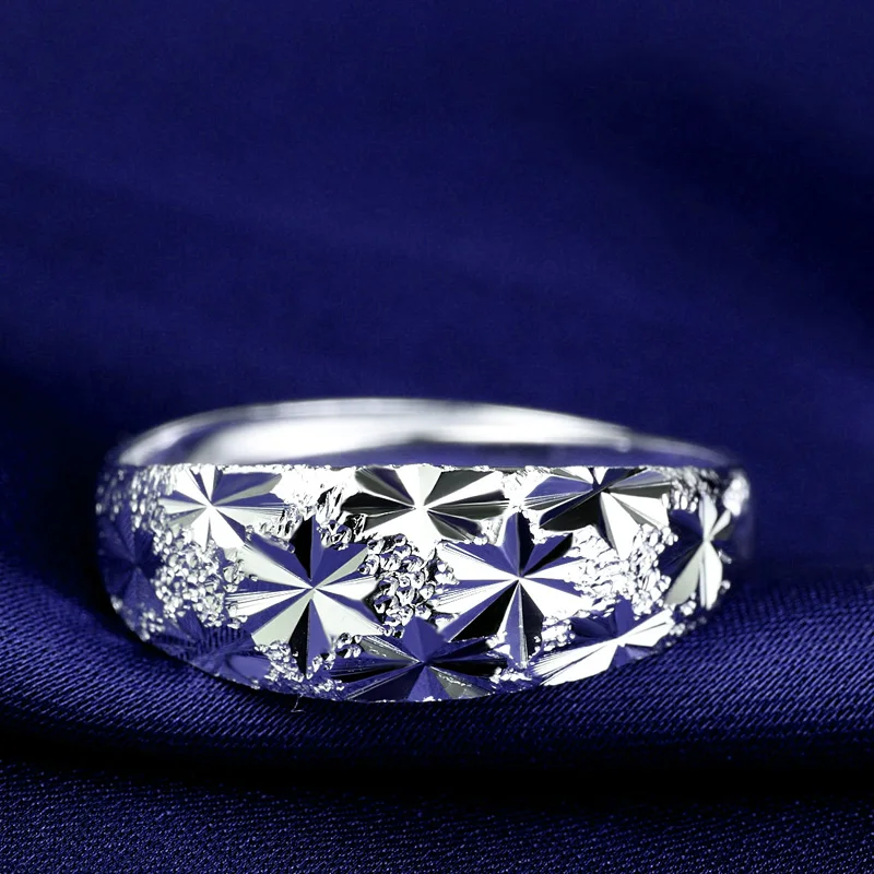 Набор простых колец COLORFISH для женщин и мужчин винтажные кольца с гравировкой в