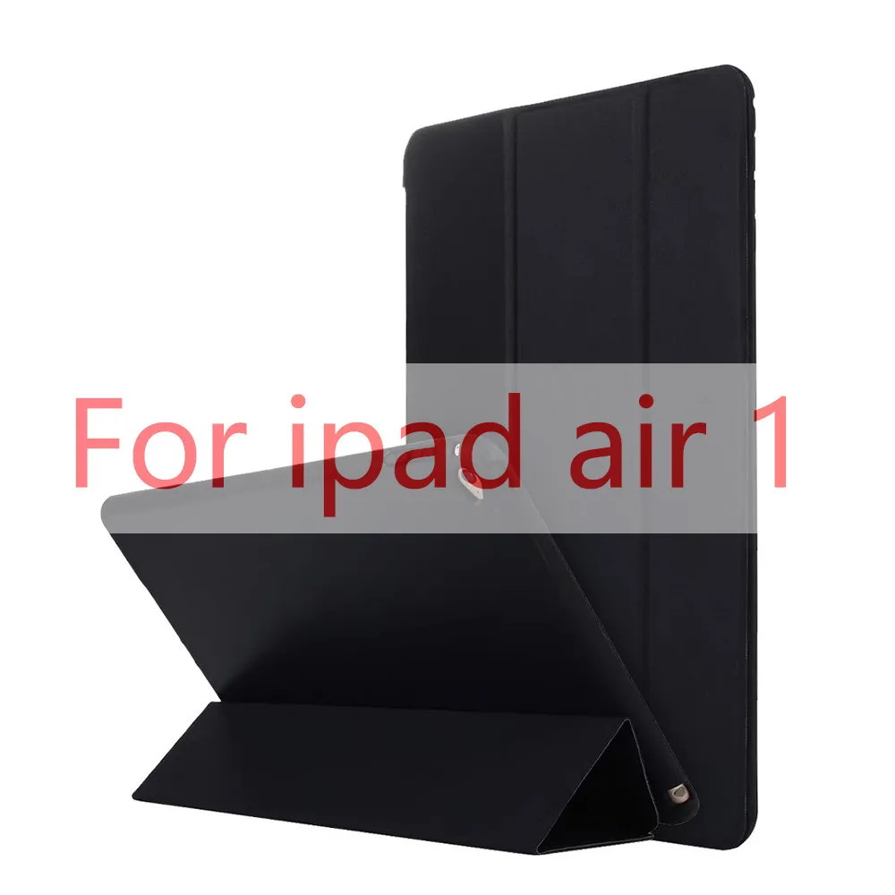 Ipad 5 Black Чехол для ipad air, откидной Чехол-подставка для ipad 5 6, чехол из искусственной кожи для ipad air 2 смарт-чехол для ipad air 1 - Цвет: Ipad 5 Black