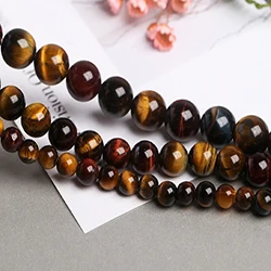 TRICOLOR TIGER 3A ААААА+ 13 цветов тигровый глаз камень Бусины Diy аксессуары для ювелирных изделий ручной работы драгоценных камней свободные бусины завод Dire - Цвет: TRICOLOR TIGER 3A