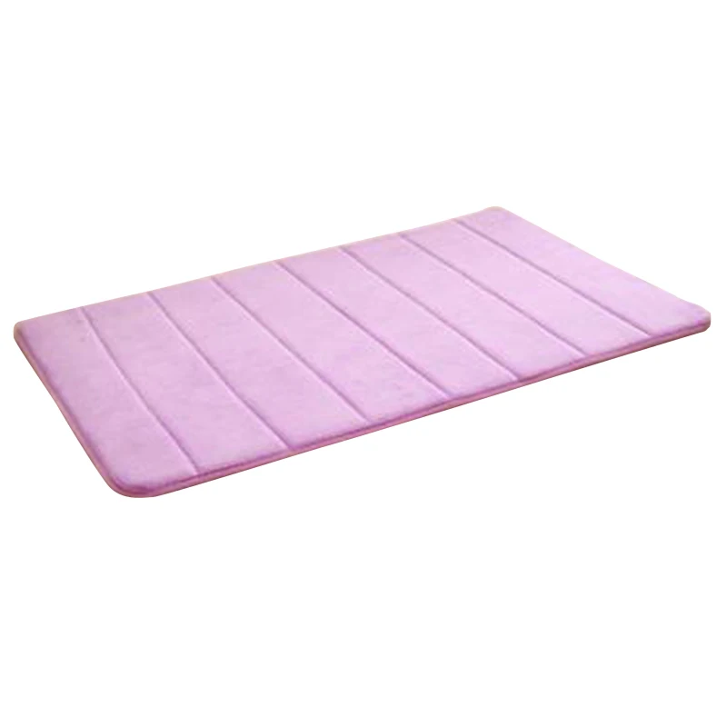 purple Junejour утолщенные коралловые мини ковры бархатные вертикальные Нескользящие Задние Коврики мягкий коврик для ванной комнаты пены памяти коврик для ванной двери кухонные коврики - Цвет: purple