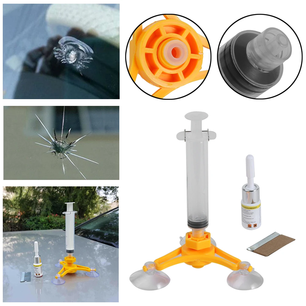 Инструмент для ремонта ветрового стекла автомобиля|Средство чистки кожи и