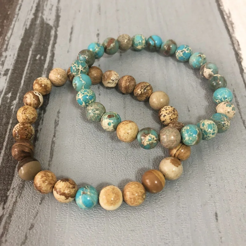 Подарок на день рождения для пары подарок натуральная картина браслет J asper из