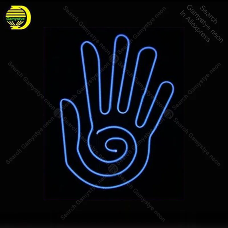 Неоновая вывеска разговаривать с рукой отдельно стоящие неоновые вывески для