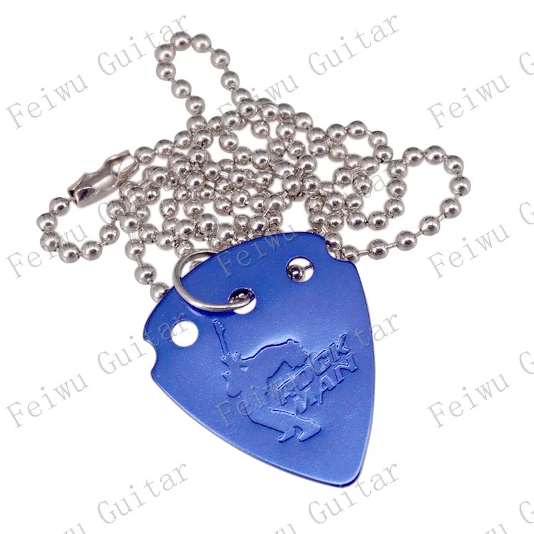 1 шт. смешанные цвета из алюминиевого сплава гитарные палочки плащи кулон