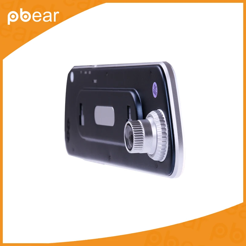 Pbear Автомобильный видеорегистратор с двумя объективами Камера gps-навигации 5.0