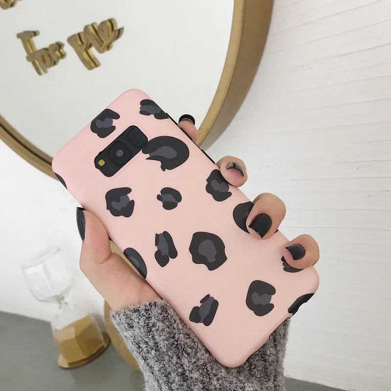 PINK DCHZIUAN модный леопардовый чехол для телефона для samsung Galaxy Note 10 S10 S8 S9 Plus чехол для samsung Note 8 9 Мягкие Чехлы для крышки Fundas - Цвет: PINK