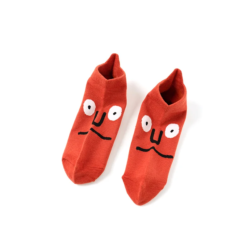 Женские забавные носки в Корейском стиле Необычные Calcetines с героями мультфильмов