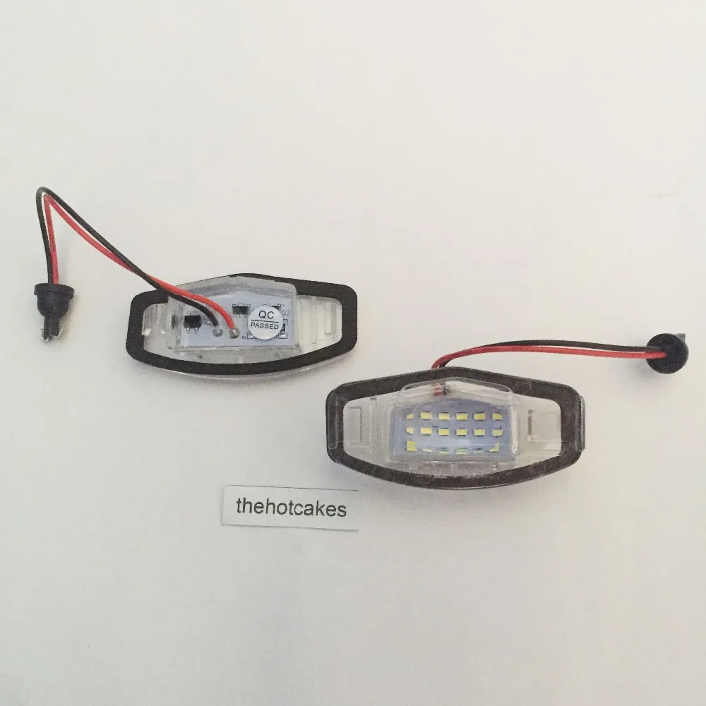 Thehotcake 2 шт. Canbus без ошибок белый 18SMD светодиодный номерной знак для Honda Accord Civic City
