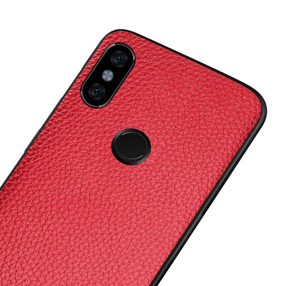 MOFi Back Cover for Xiaomi Redmi Note 5 Pro Phone Case Note5 PU Leather Half-wrapped Housing Coque |