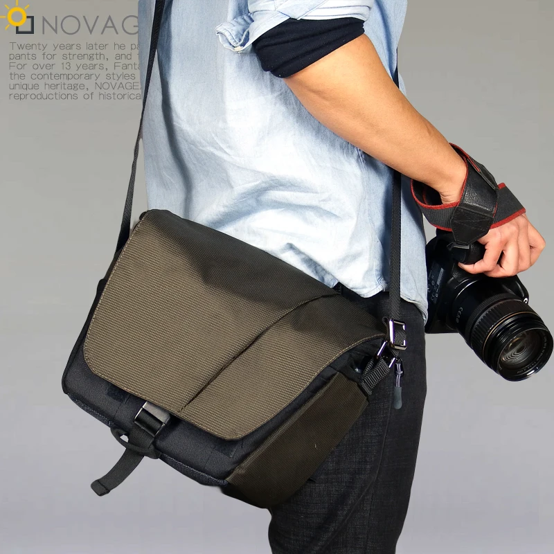 NOVAGEAR DSLR камера сумка Фото Сумка плечевой ремень для Canon/Nikon/sony s|Сумки