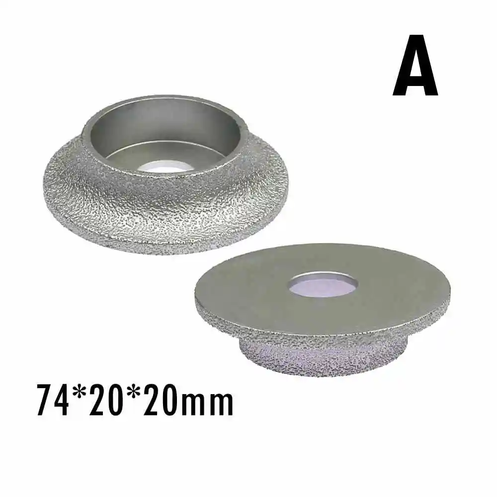 A shape 1 шт. Паяные алмазные шлифовальные круги Demi-bullnose Вакуумные Паяные алмазные инструменты для угловой шлифовальной машины настольная шлифовальная машина - Цвет: A shape