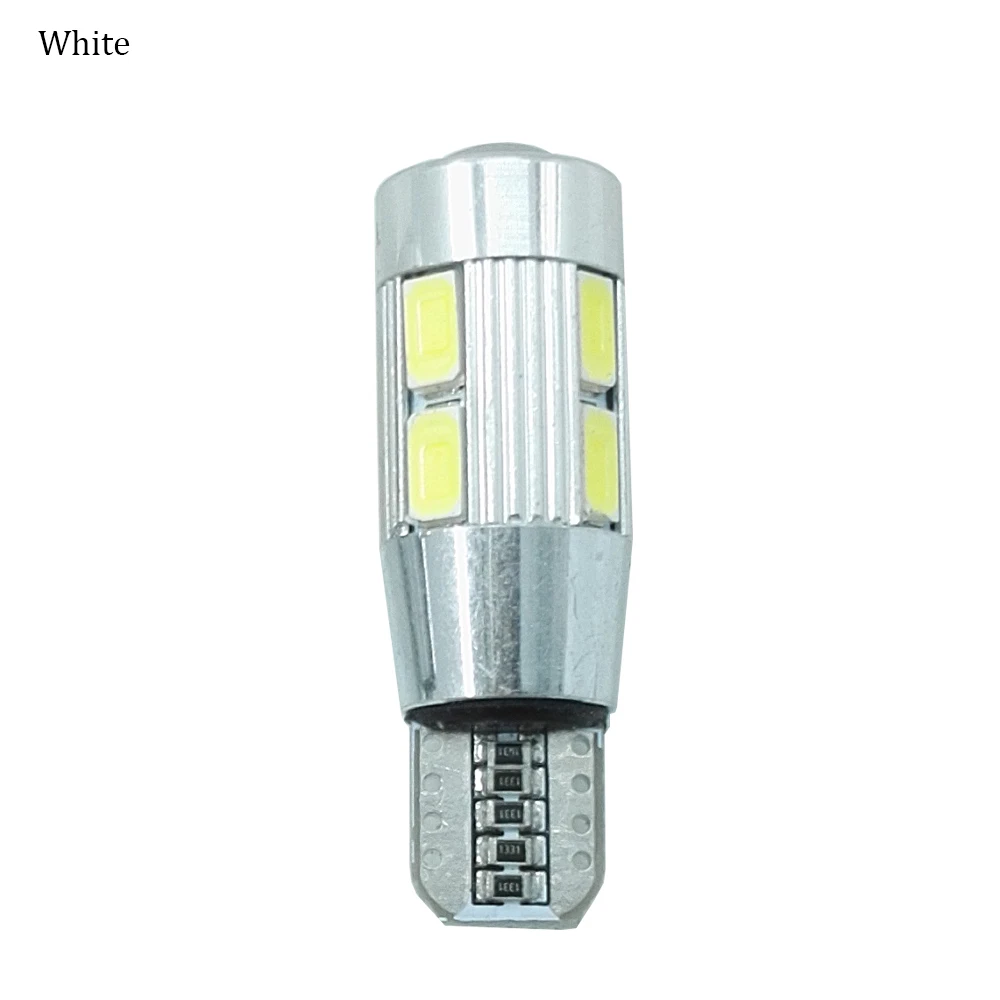 2 шт. стайлинга автомобилей авто светодиодный T10 194 W5W Canbus 10 SMD 5630 Светодиодный
