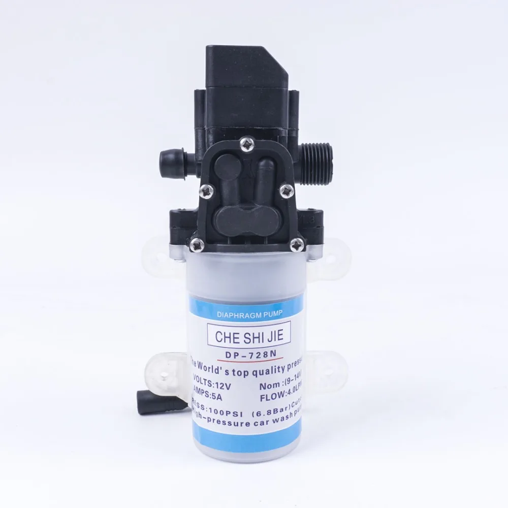 DC12V 65 Вт интеллектуальный насос высокого давления портативный самовсасывающий Электрический Автомойка Стиральная машина водяной насос