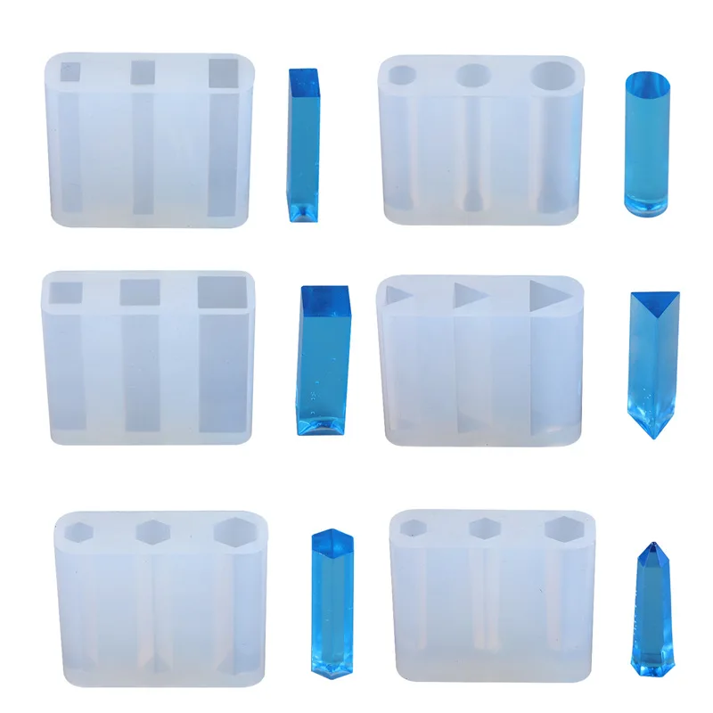 Эпоксидный материал для подвески DIY Хрустальная эпоксидная форма шестиугольная