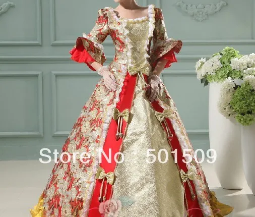 Платье средневековой эпохи Возрождения платья королевы принцессы косплей