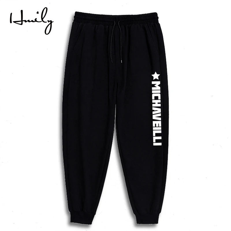 HMILY жирные Бриджи Мужская мода брендовые Большие размеры мужские брюки с поясом