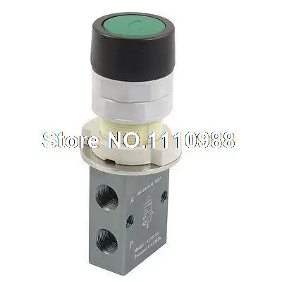 

S3PF-06 3 Port 2 Position Momentary Pneumatic Mechanical Valve 1/8" PT
