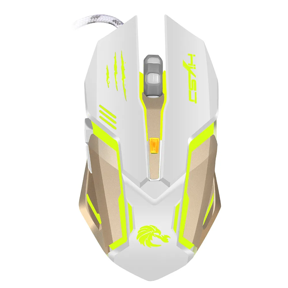 

VOBERRY 2.4G wired adjustable optical USB interface gaming mouse for PC laptop LED backlight seven color breathing light mouse