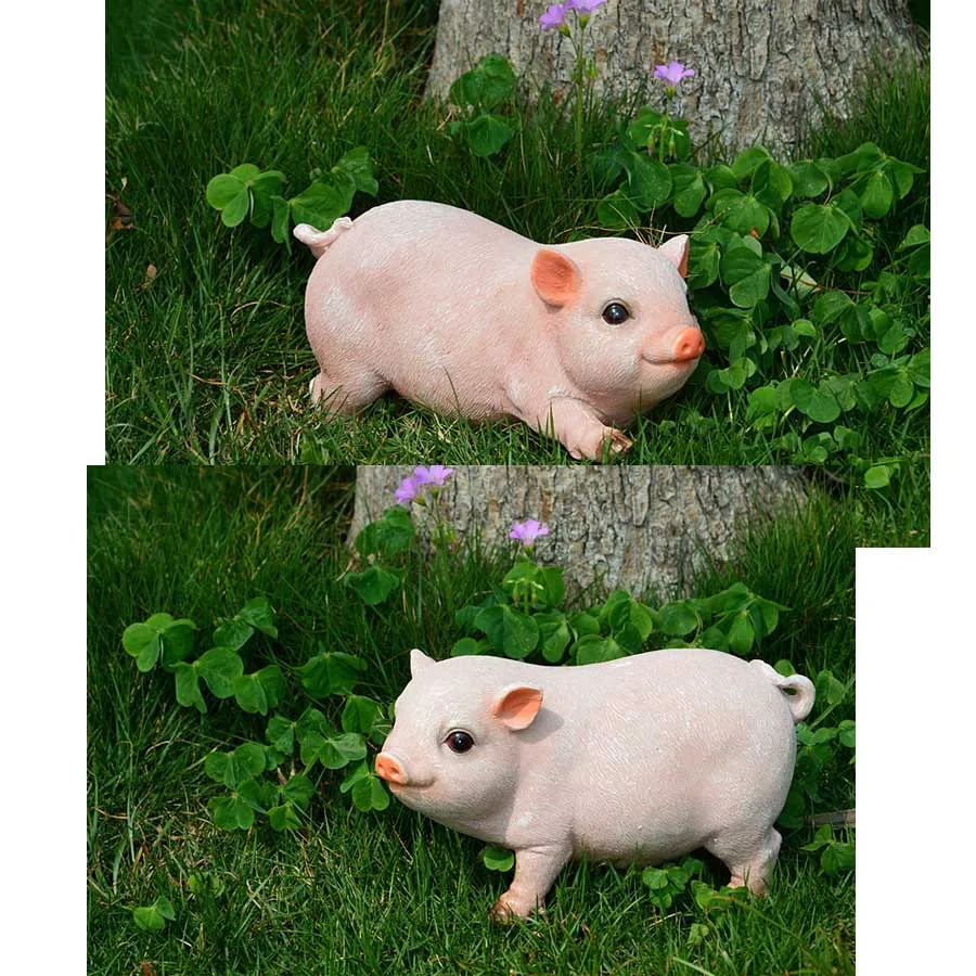 2 шт мини высокое качество милые розовые свиньи Животные украшения доступны для