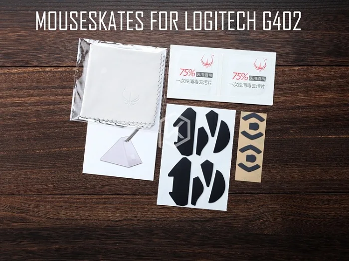 G402 Mskate x1 Онлайн игры 2 компл./упак. уровень конкуренции мышь подошва коврик gildes для logitech g402 0,6 мм толщина тефлоновое покрытие - Цвет: G402 Mskate x1
