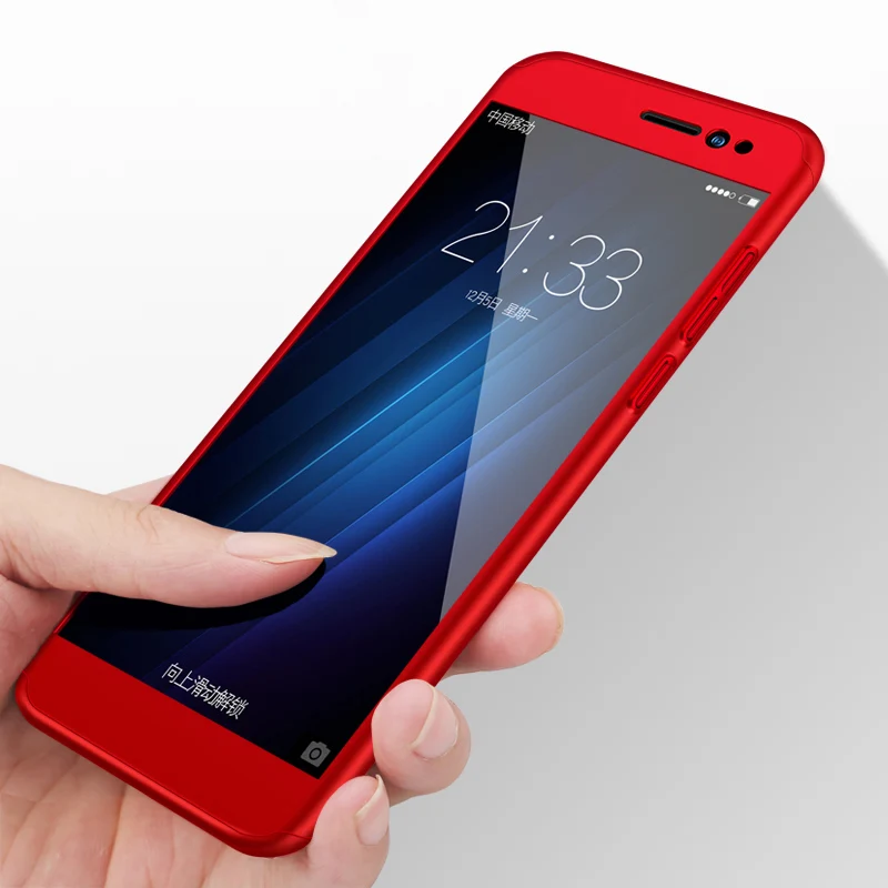 Полная защита на 360 градусов для Huawei Nova 2 Lite Plus 2s 2i 3 3i тонкий жесткий чехол 9 H