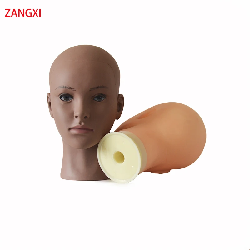 

New Arrival Bald Wig Head With FreeTable Clamp Female Mannequin Head For Hair Extension Making Hat Display Wig Stand With Head