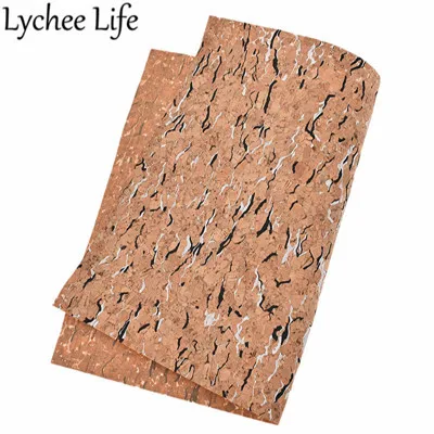 1 Lychee Life A4 мягкий пробковый материал, красочный цветочный принт, 29x21 см, ткань, сделай сам, ручная работа, для домашнего шитья, одежда, текстиль, принадлежности - Цвет: 1