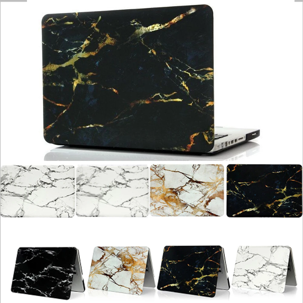 Жесткий чехол с мраморной текстурой для Apple Macbook Air 11 13 Pro 12 15 4 Retina Marbling Laptop Sleeve Mac 3