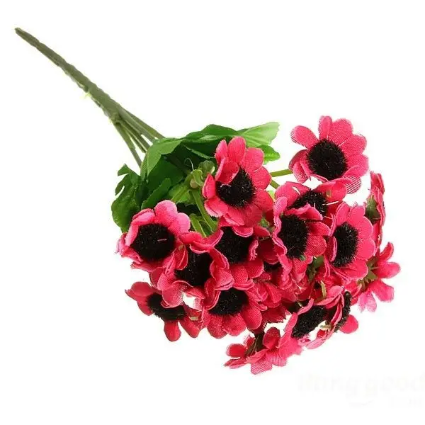 Hot Deal 1 Bouquet Artificial Sunflower Silk Flower Home Garden Decoration |