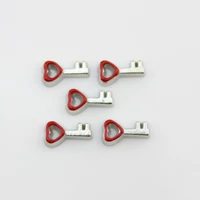 key to heart floating charms fit living memory floating locket for valentines day gift 20pcs