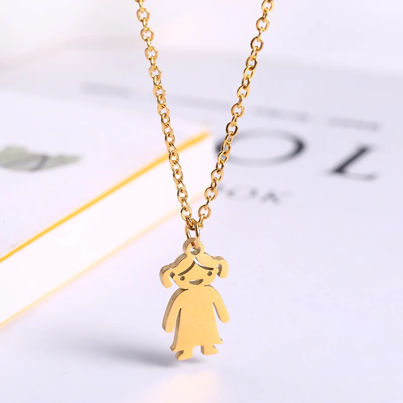 RIR Personalized Your Children Artwork Pendant Necklace DIY Custom Kids For Mom and Nana Best Gifts | Украшения и аксессуары