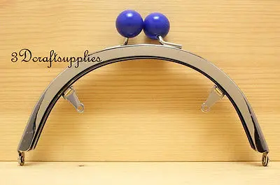 Металлический кошелек Рамка клей на застежке клип Половина Круглый Никель