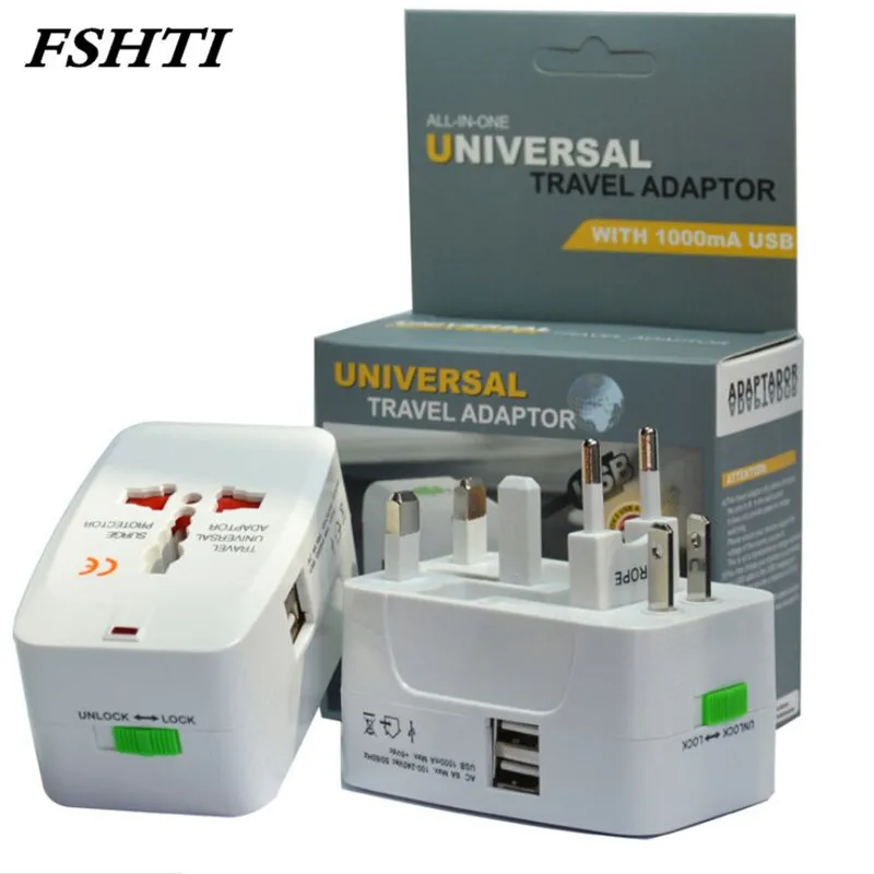 Переходник для электрической розетки адаптер международного путешествия