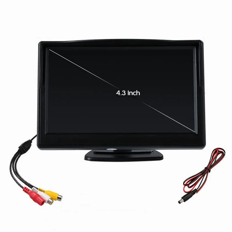E ACE 4 3 дюймов HD цифровой Цвет автомобильный монитор TFT ЖК дисплей Дисплей обратный