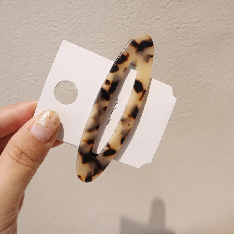 Большая Высококачественная новая текстура ins Глянцевая уксусная кислота BB зажим