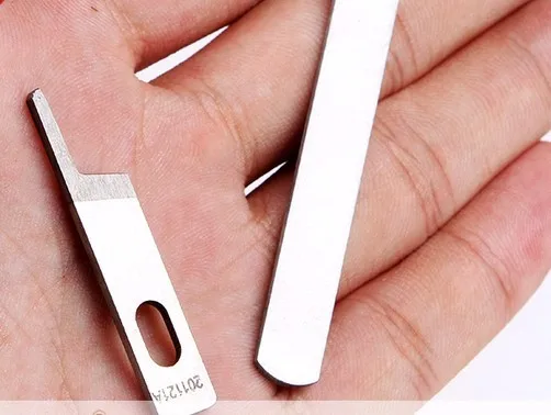 

3pairs/lot top and bottom cutting knife for sewing locking machine four threads lock machines industrial sewing machine1496